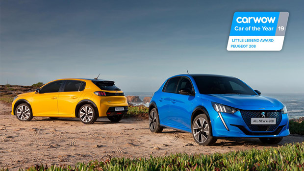New PEUGEOT 208 is named Car of the Year by carwow!