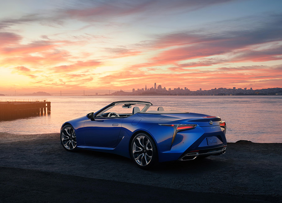 Lexus showcases new 2021 LC 500 Cabriolet at the Los ...
