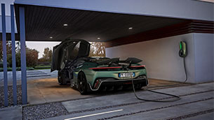 bespoke wall box design and complimentary charging for battista hypercar owners