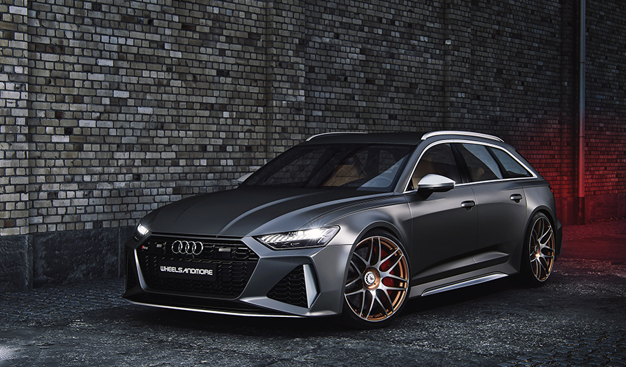 2020 Wheelsandmore Audi RS6 C8 TenTension - Front Angle