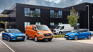 ford fiesta and transit-tourneo