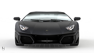 Huber pays homage to the Lamborghini Aventador and reveals the ERA