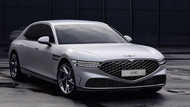 Genesis unveils G90 exterior images