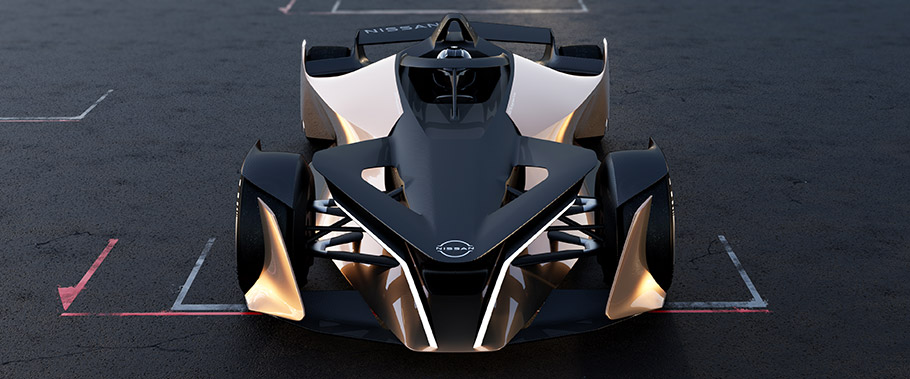 2021 Nissan Ariya Single Seater Concept - Front View