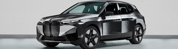 BMW iX Flow featuring E Ink. BMW iX Flow featuring E Ink.