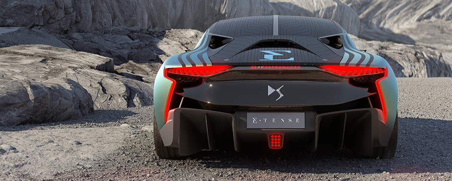 DS E-Tense Performance Concept (2022) - Rear View