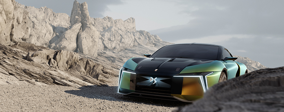 DS E-Tense Performance Concept (2022) - Front Angle 