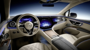progressive and luxurious: the interior of the new eqs suv