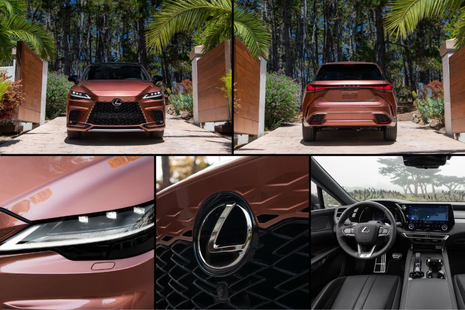 Lexus RX 500h F SPORT DIRECT4 Sonic Copper (2023)
